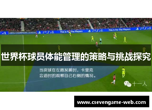 世界杯球员体能管理的策略与挑战探究